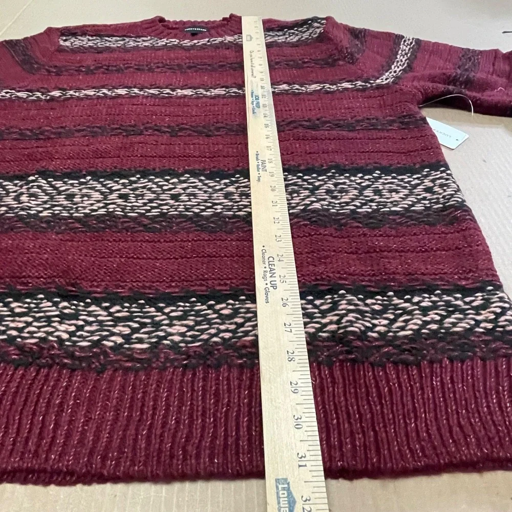 Lucky Brand Men's 2XL‎ Fair Isle Jacquard Crewneck Sweater NWT $99.00